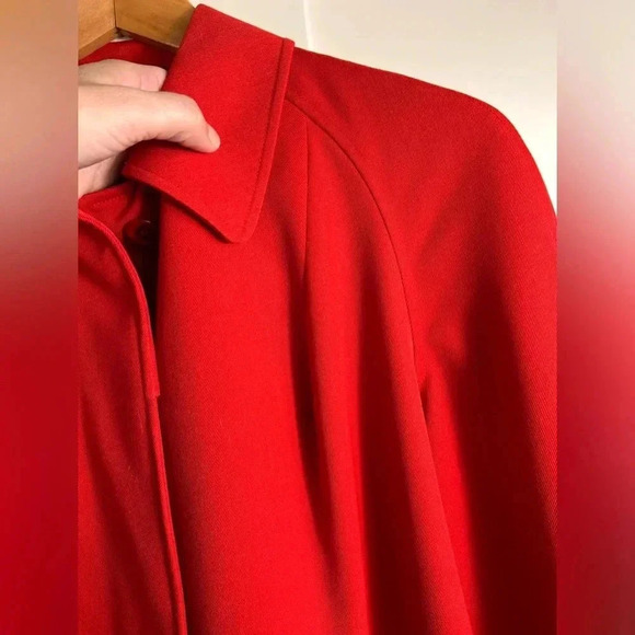 Burberry Red Trench Coat - Picture 5 of 15